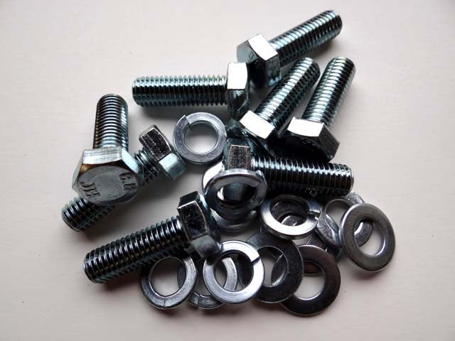 FRONT BUMPER BOLT SET - includes flat & lock washers - BM3